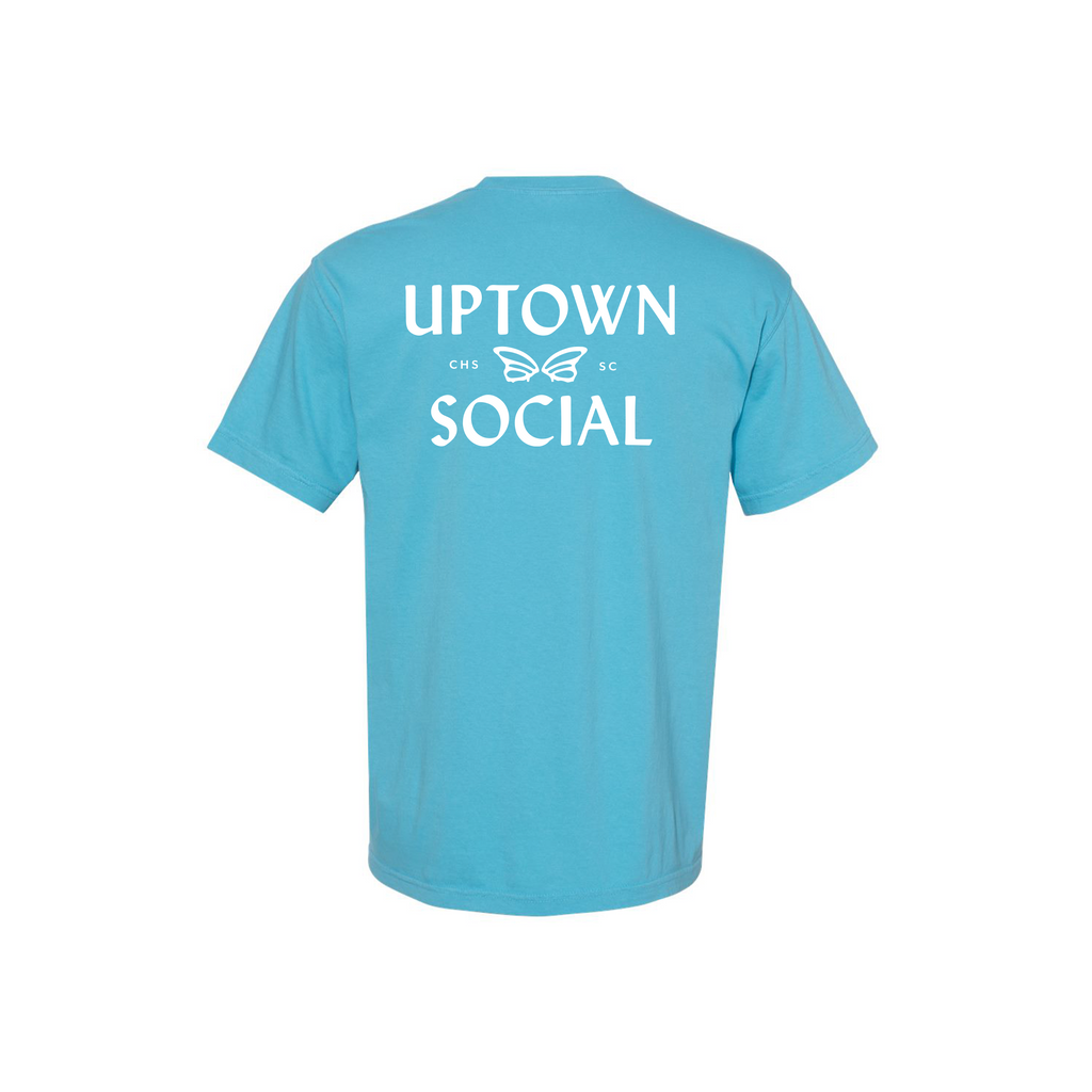Collegiate Uptown Social Tee Light Blue