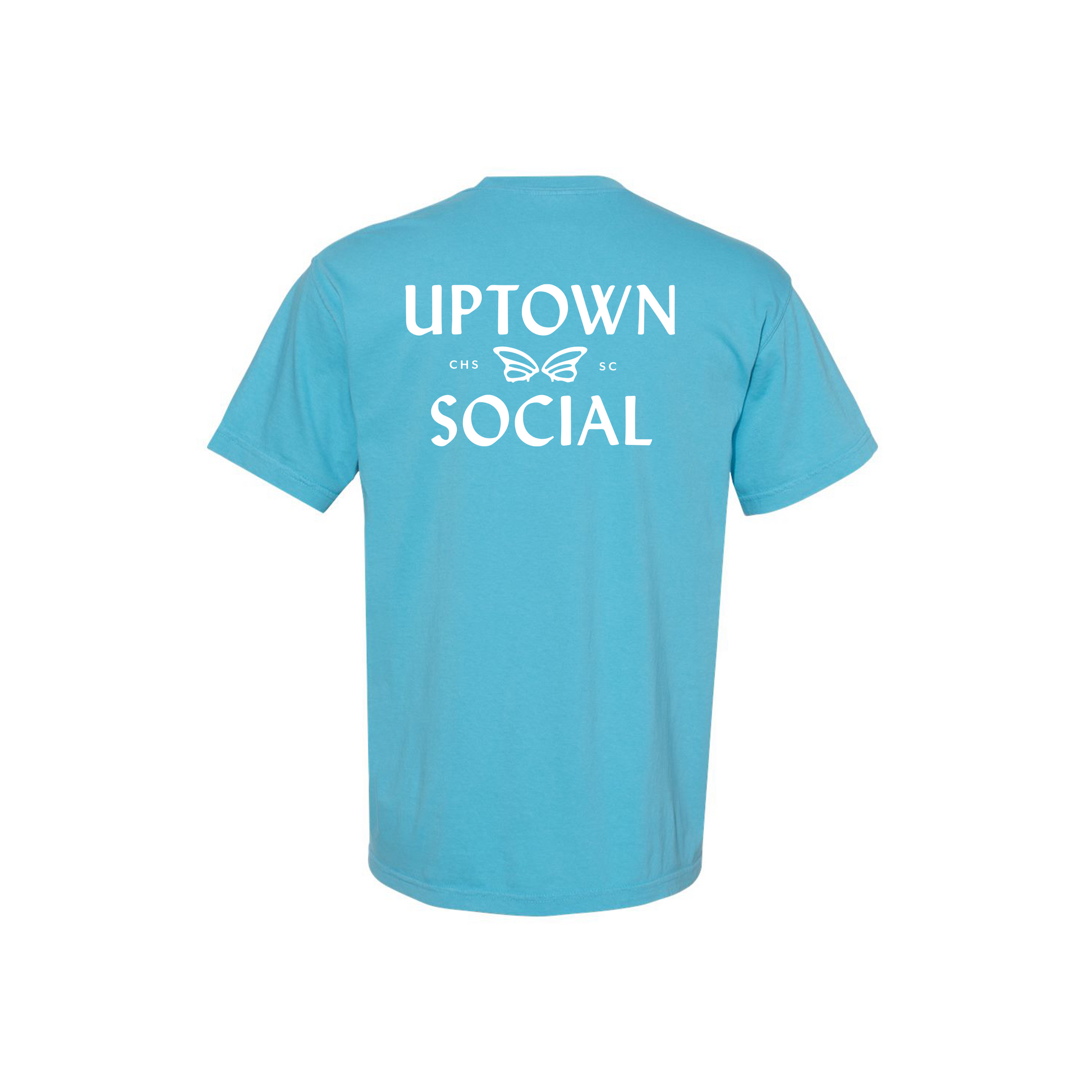 Collegiate Uptown Social Tee Light Blue