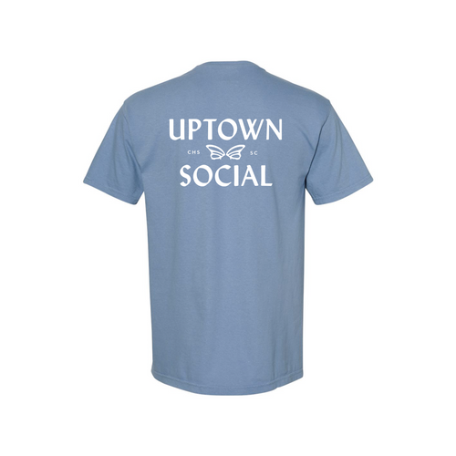 Collegiate Uptown Social Tee Light Blue
