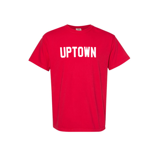 Collegiate Uptown Social Tee Red